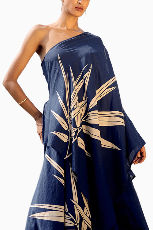 Spinetail One Shoulder Dress