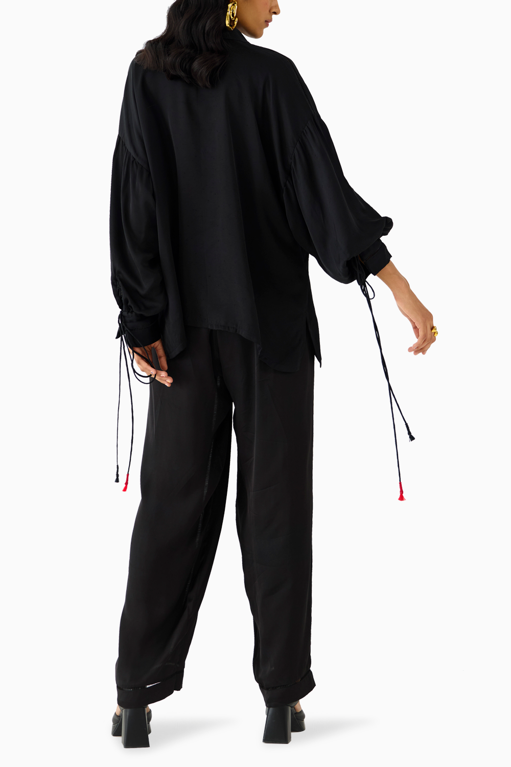 Zulu Black Linen Shirt and Trousers