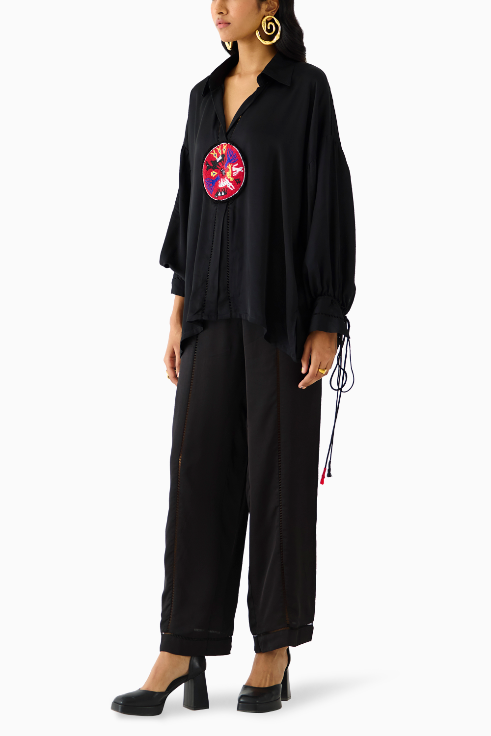 Zulu Black Linen Shirt and Trousers