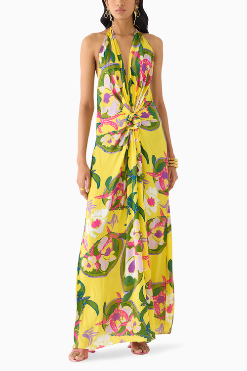 Paisley Center Knot Dress