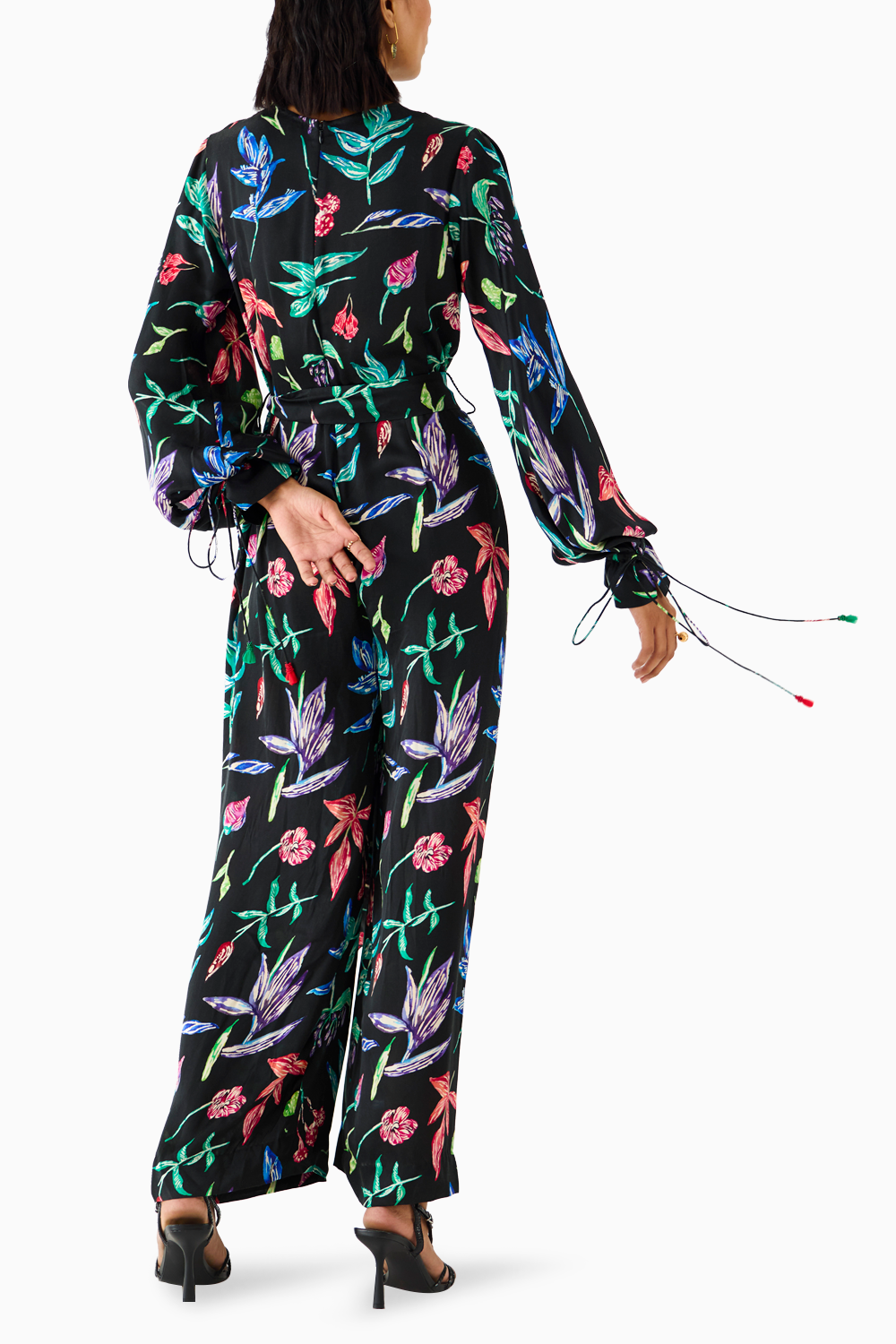 Black Botanica Jumpsuit