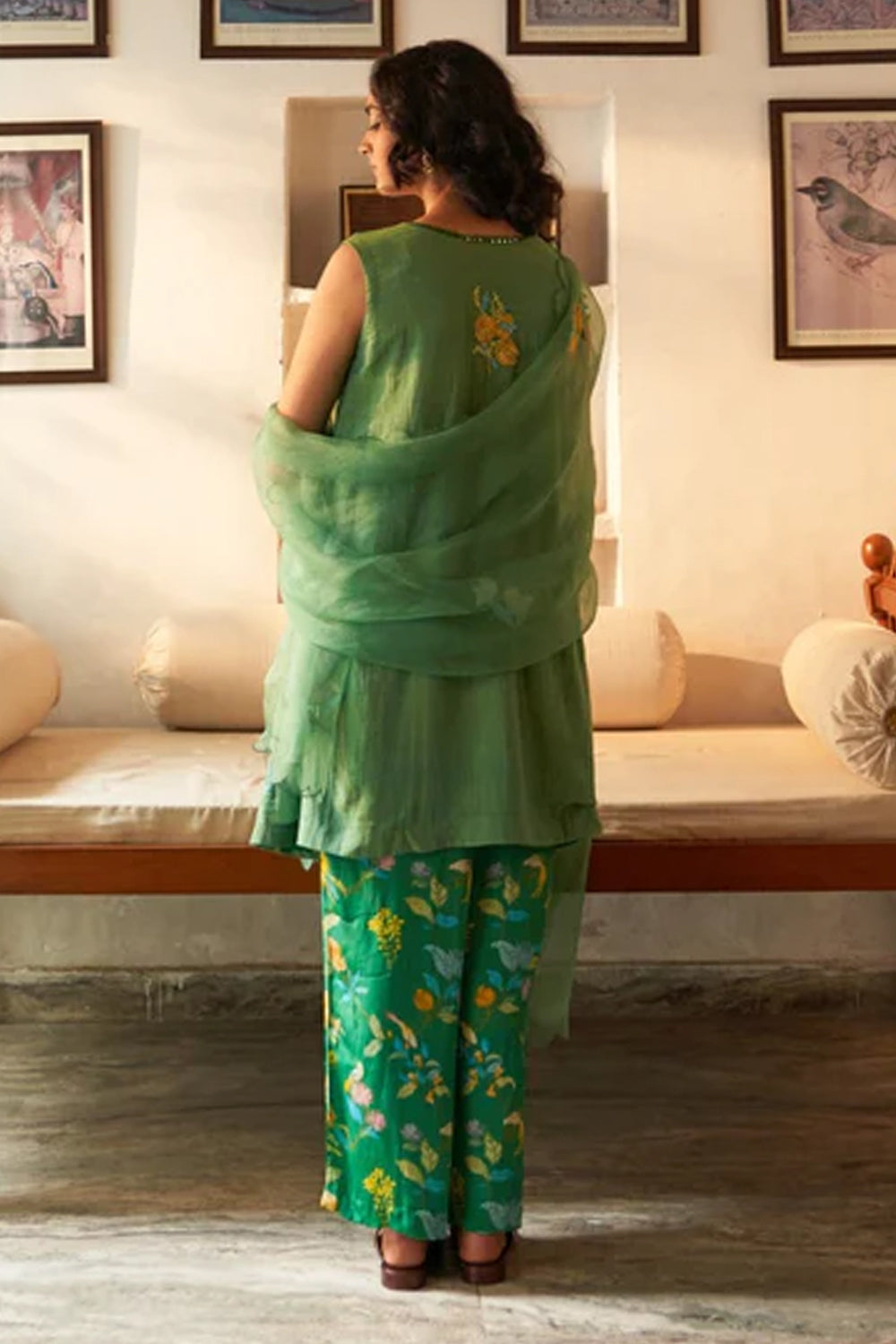 Sringar Green Kurta Set