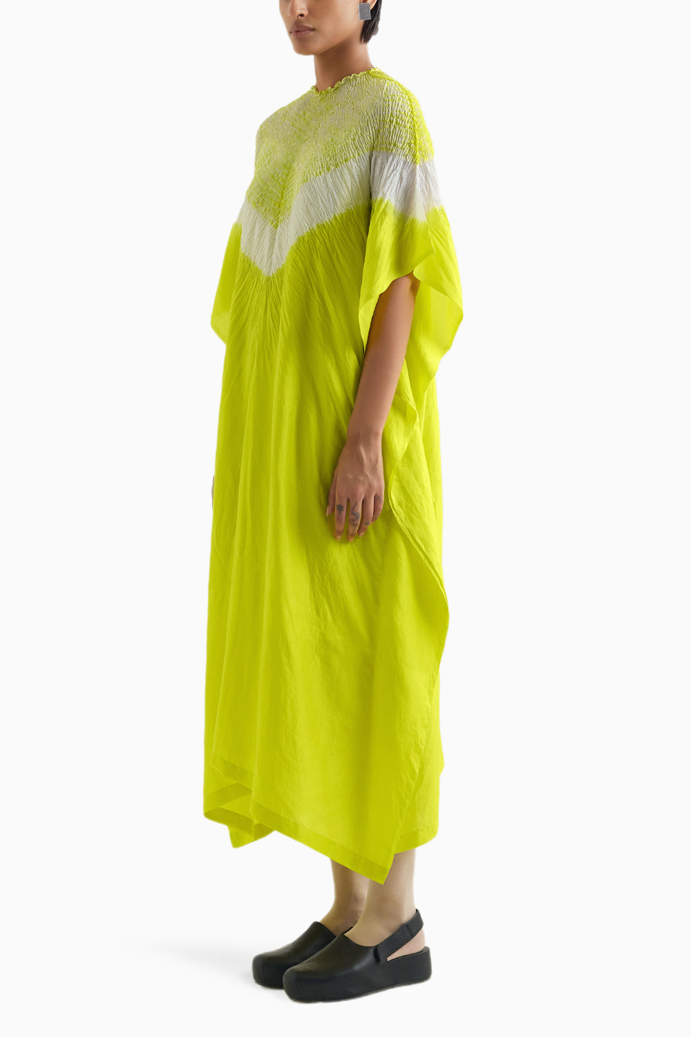 Triangle Lime Kaftan