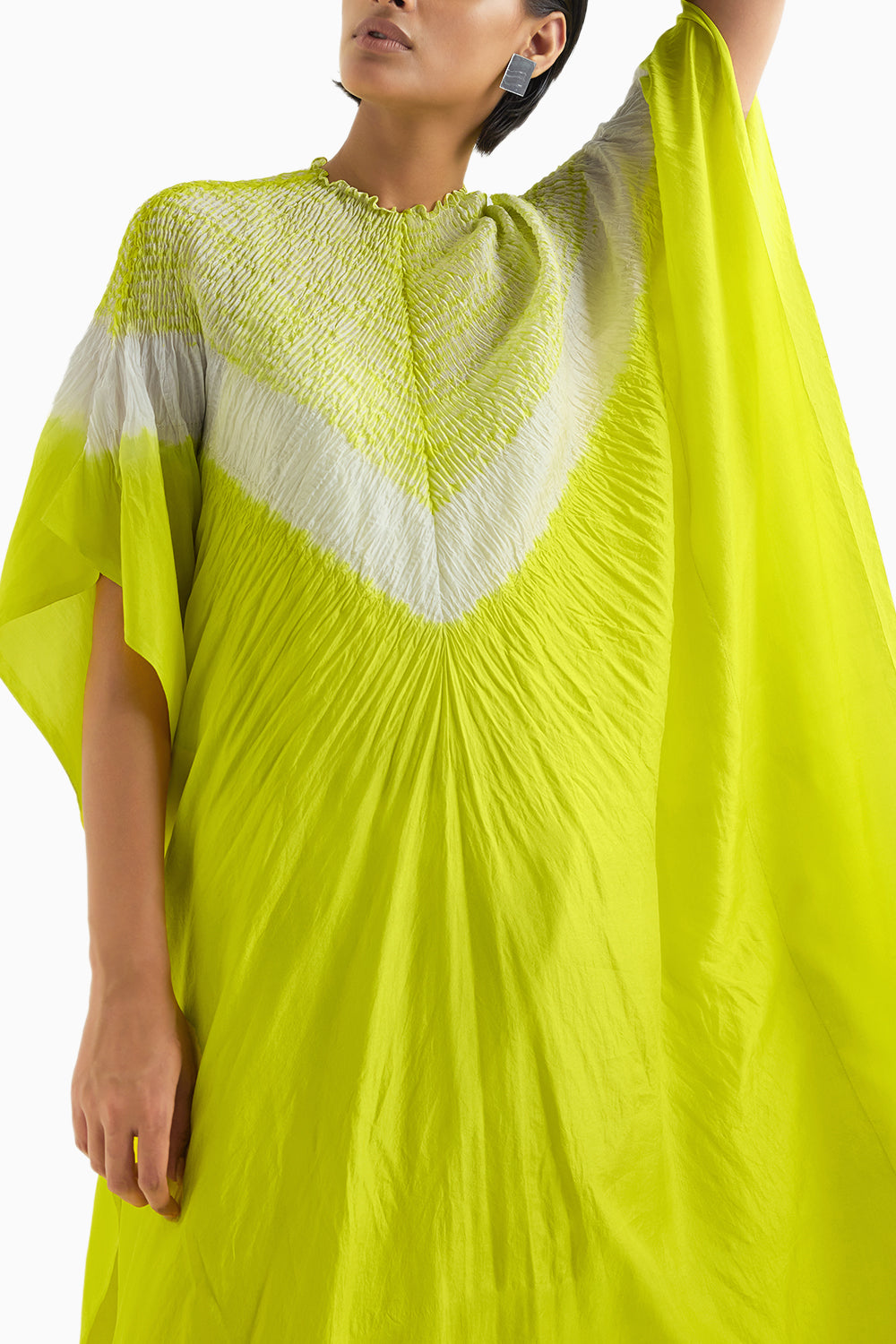 Triangle Lime Kaftan