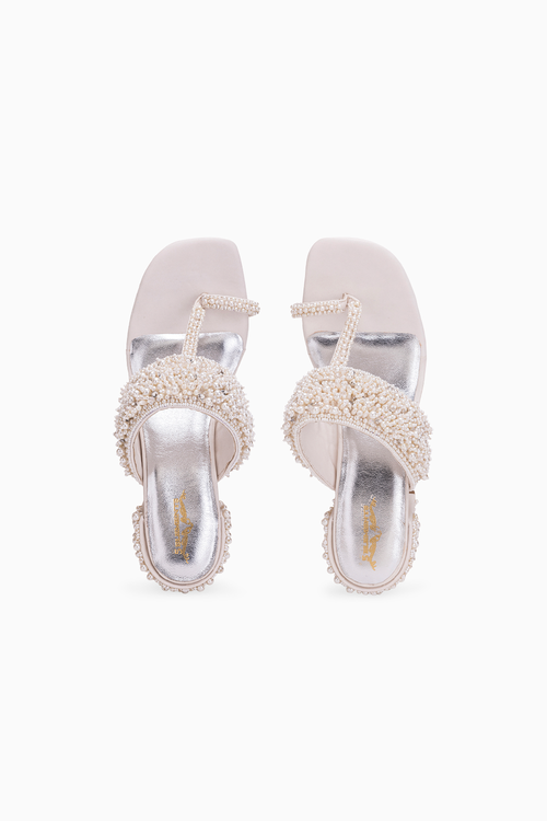 Linus White Heels