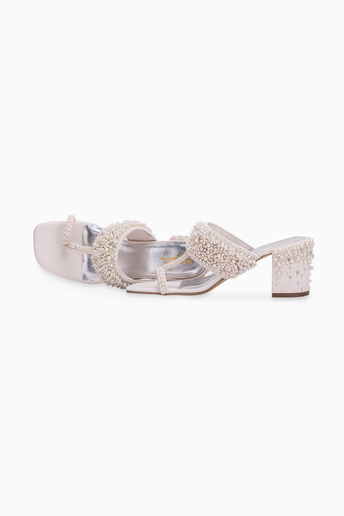 Linus White Heels
