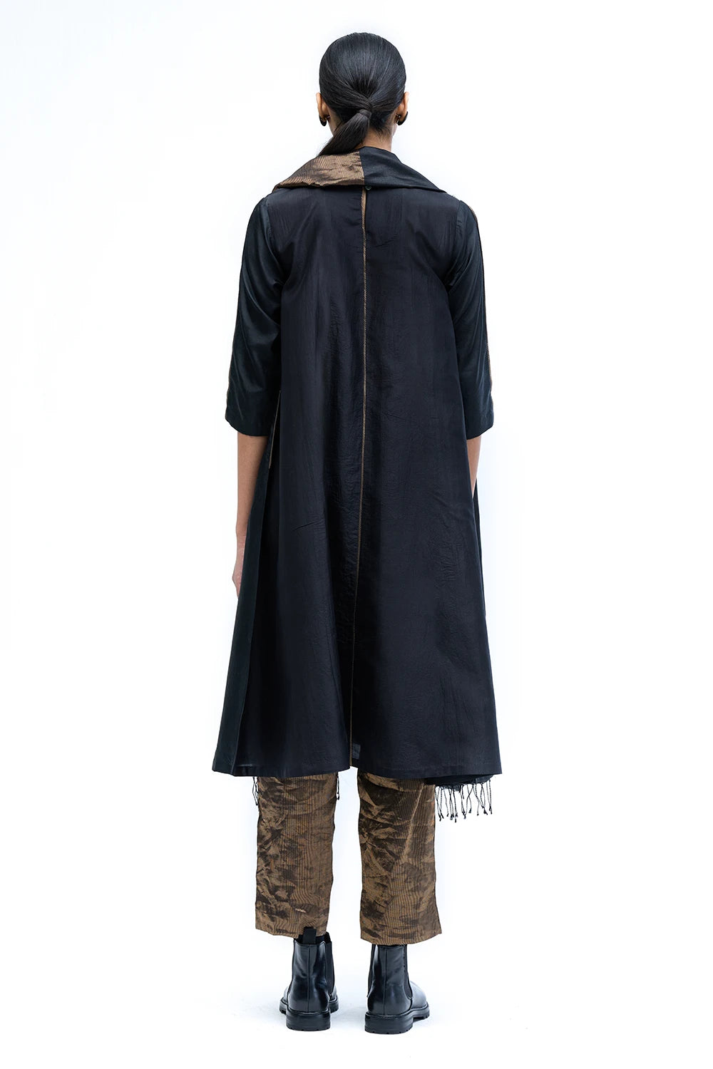Black Armour Kurta