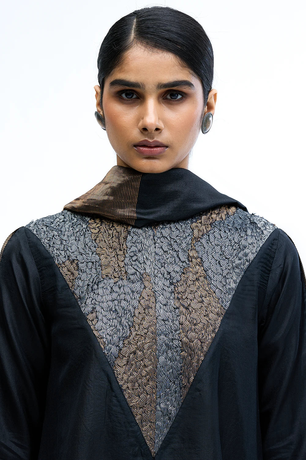 Black Armour Kurta