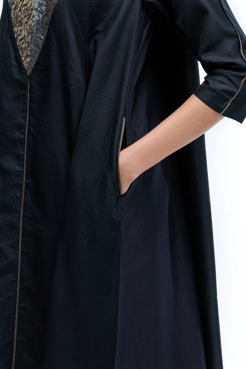 Black Armour Kurta