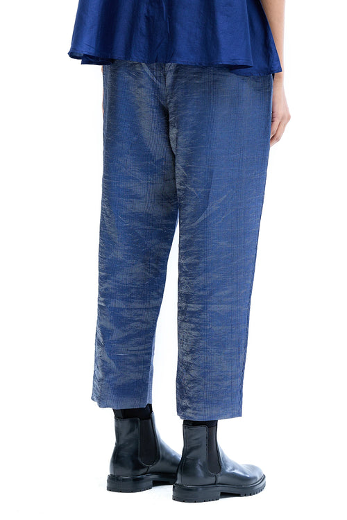 Navy Metallic Pant
