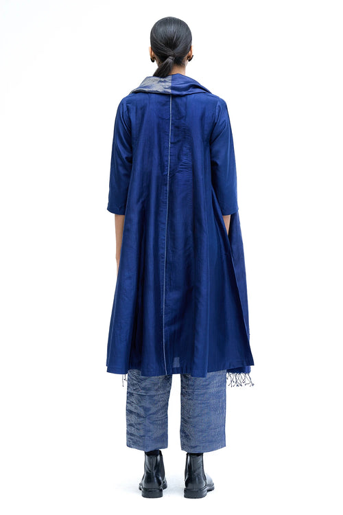 Navy Armour Kurta