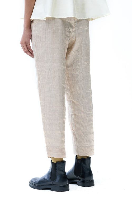 Ivory Metallic Pant