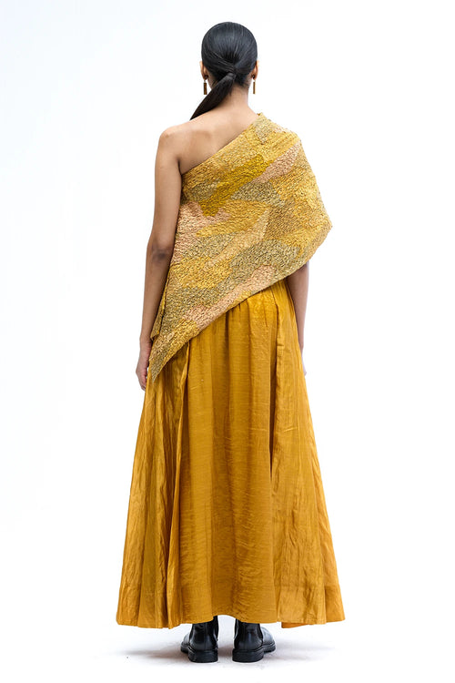 Mustard Lustre Skirt