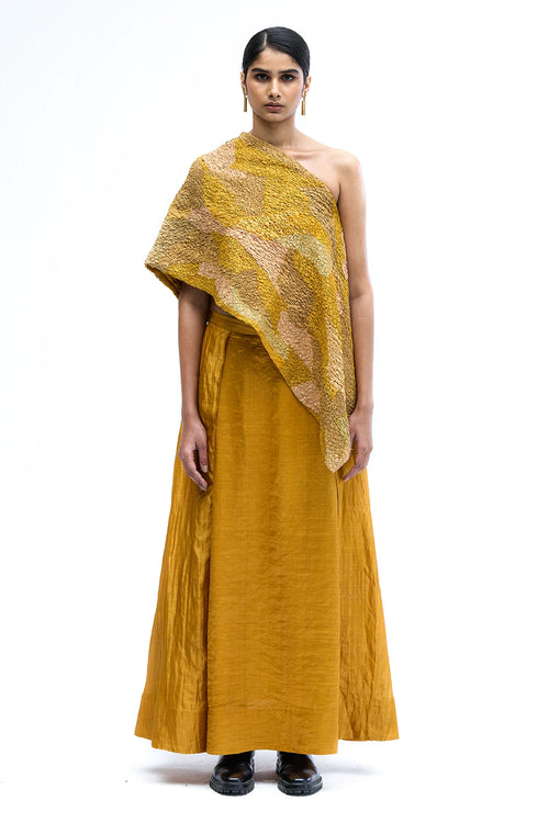 Mustard Lustre Skirt