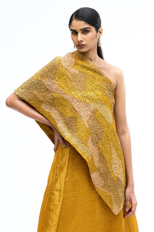 Mustard Shifter Top