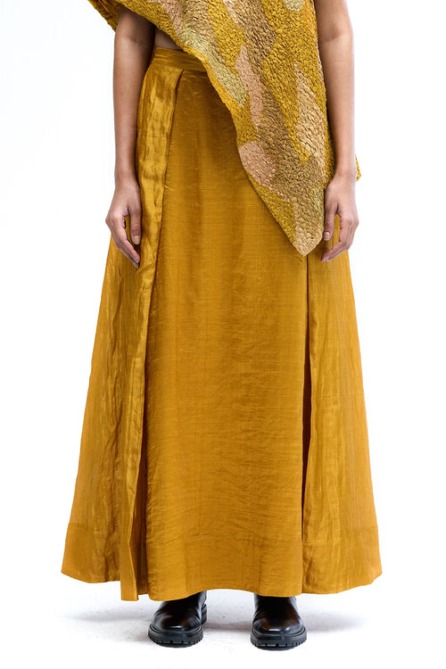 Mustard Lustre Skirt