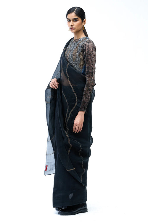 Black Ore Saree