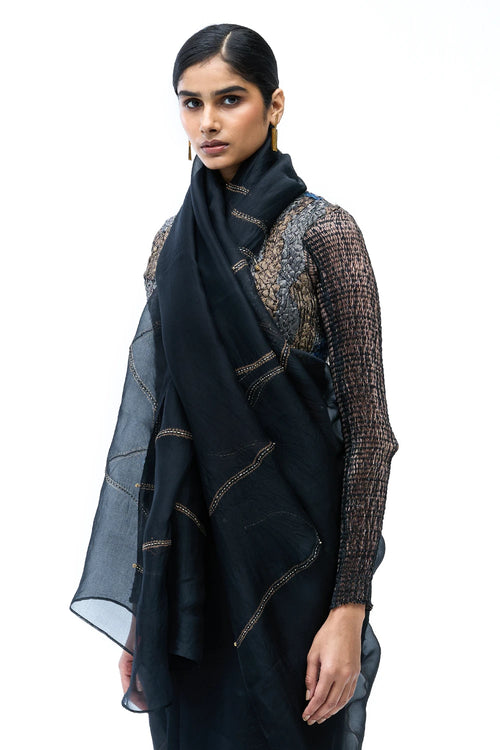 Black Ore Saree