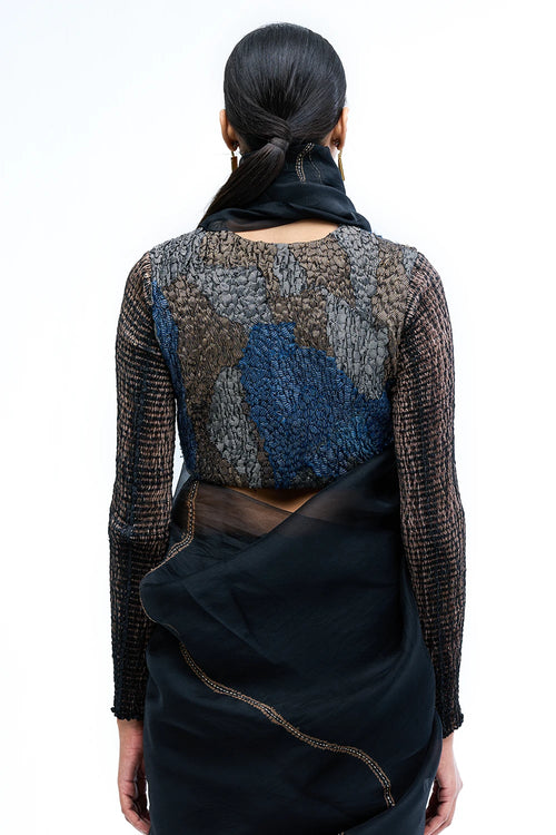 Black Armour Blouse