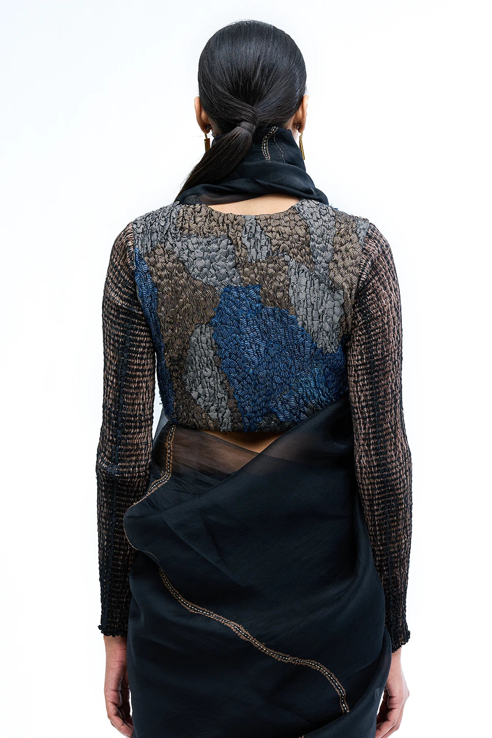 Black Armour Blouse