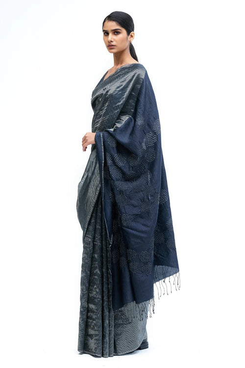 Black Armour Saree