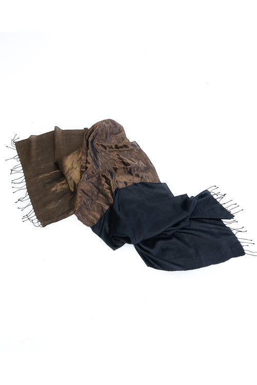 Black Metallic Dupatta