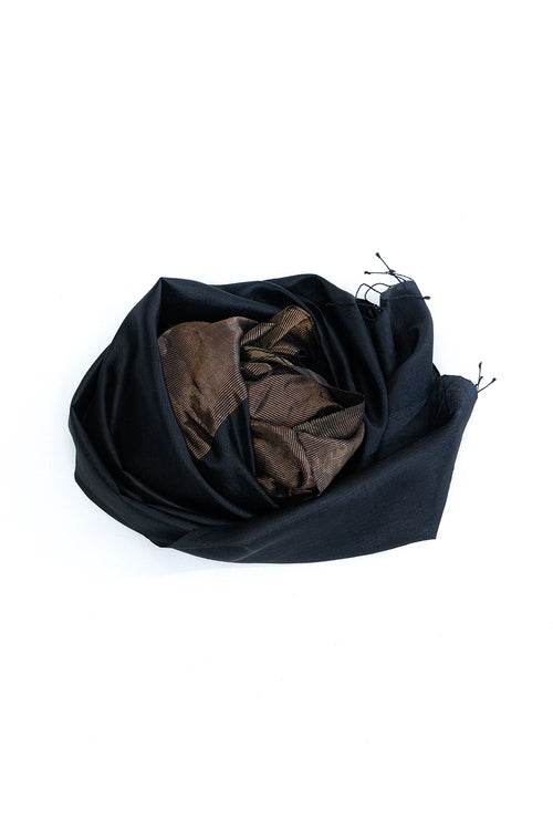 Black Metallic Dupatta