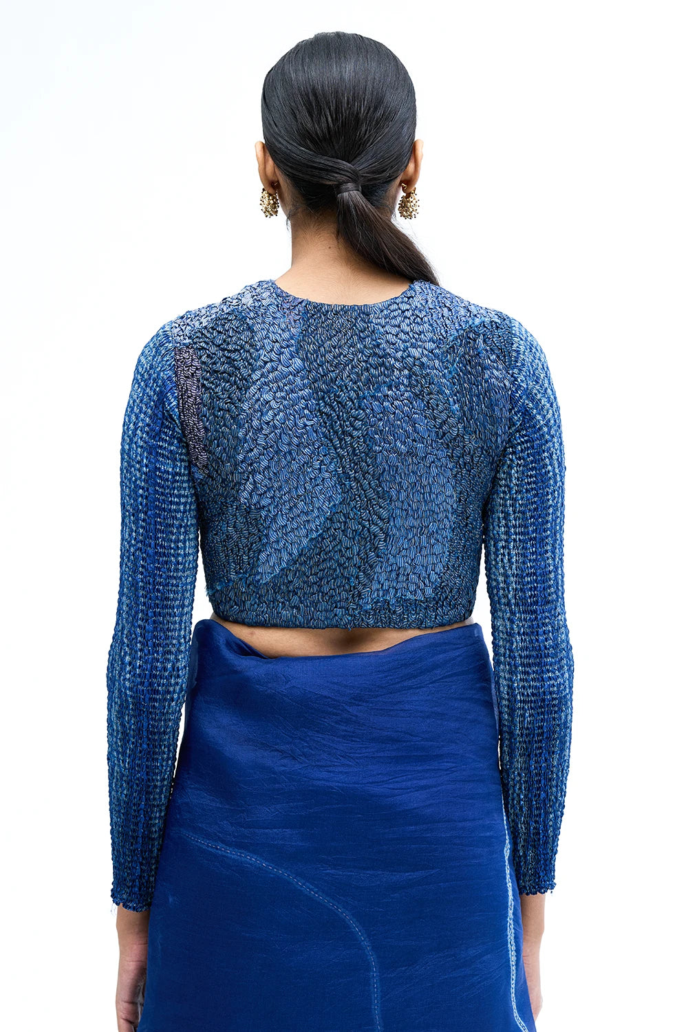 Navy Armour Blouse