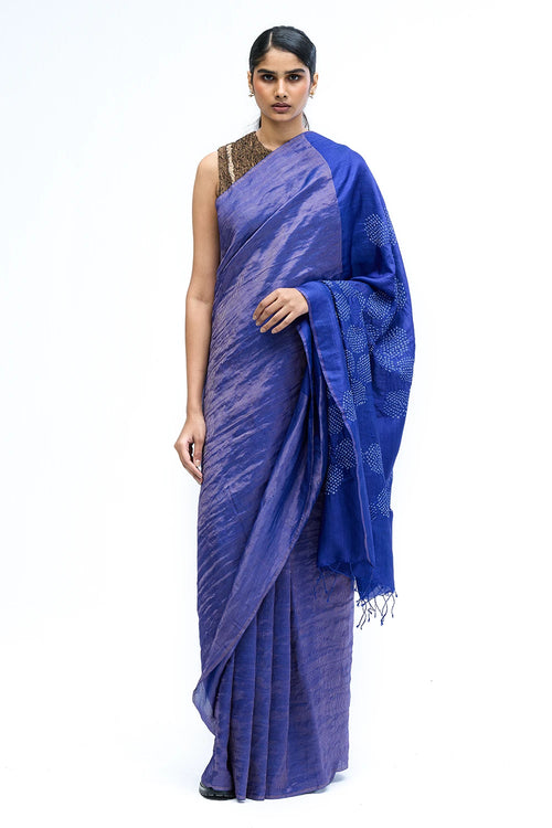 Purple Armour Saree