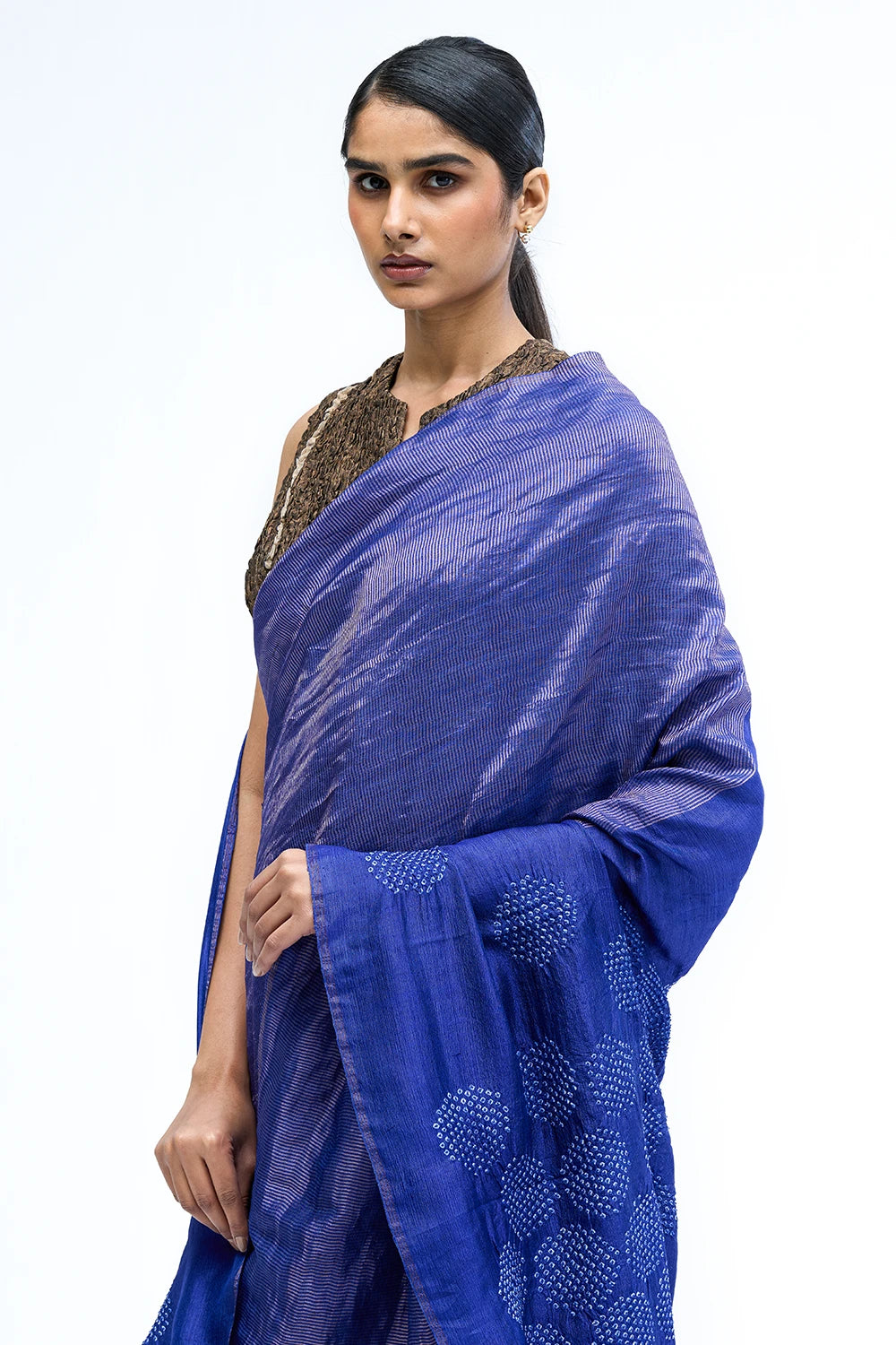 Purple Armour Saree