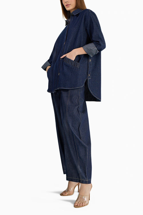 Loop Shirt Set With Indigo Jeans