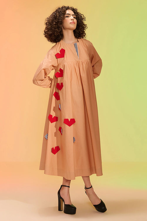 Love Bug Peach Dress