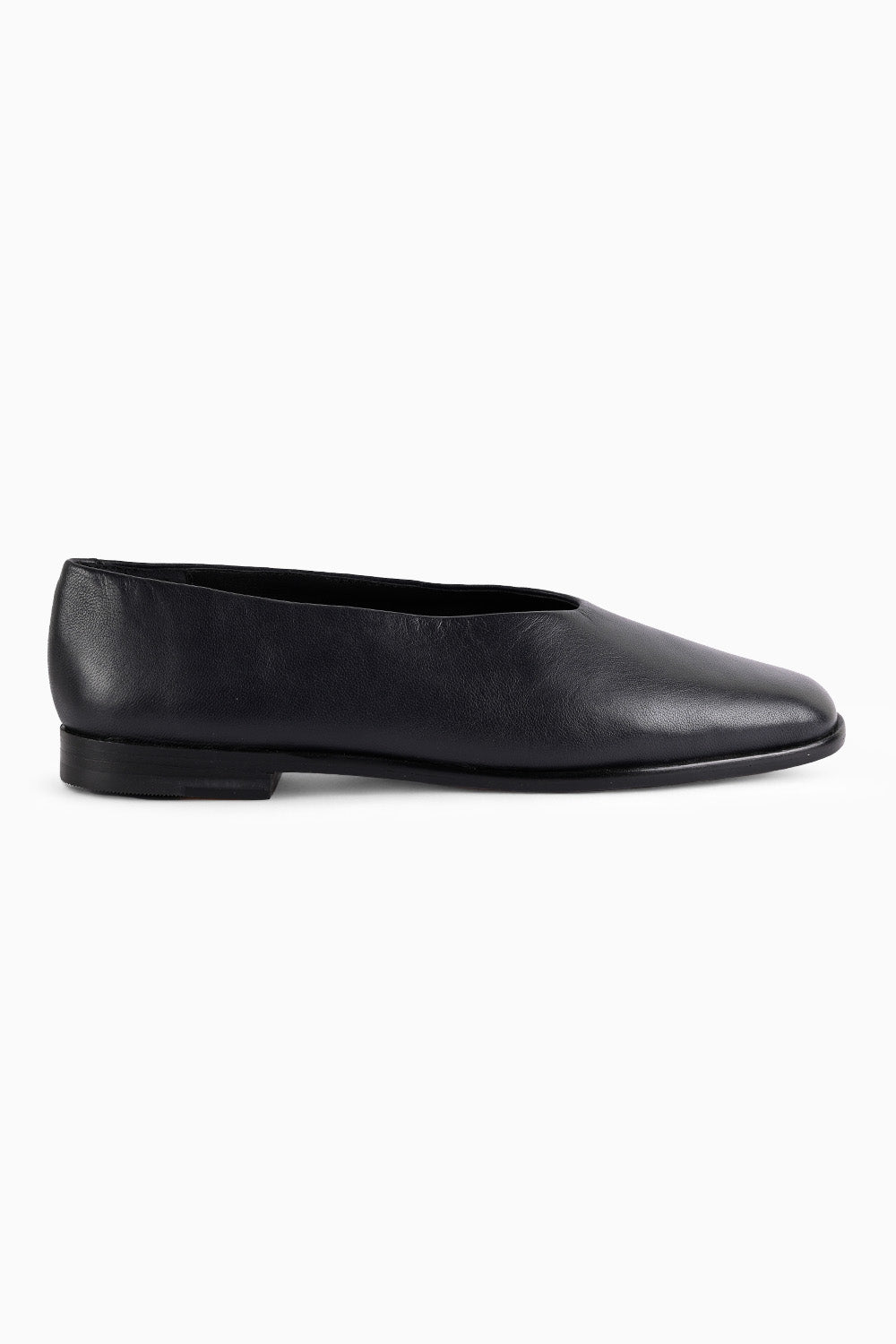 Lucas Black Straight Cut Ballet Flats