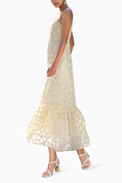 Lumino Golden Cream Dress