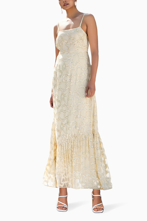 Lumino Golden Cream Dress