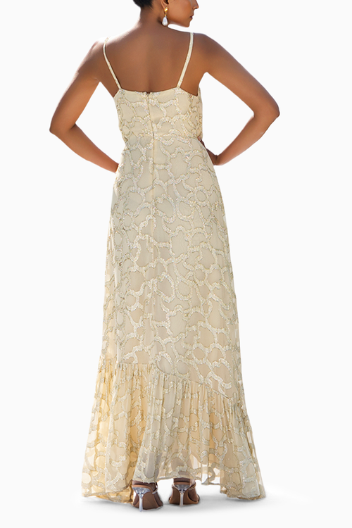 Lumino Golden Cream Dress