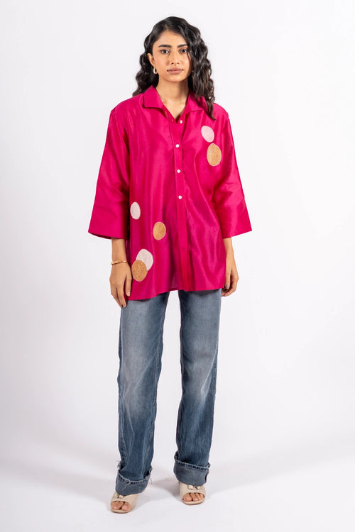 Magenta Pink Saint Shirt