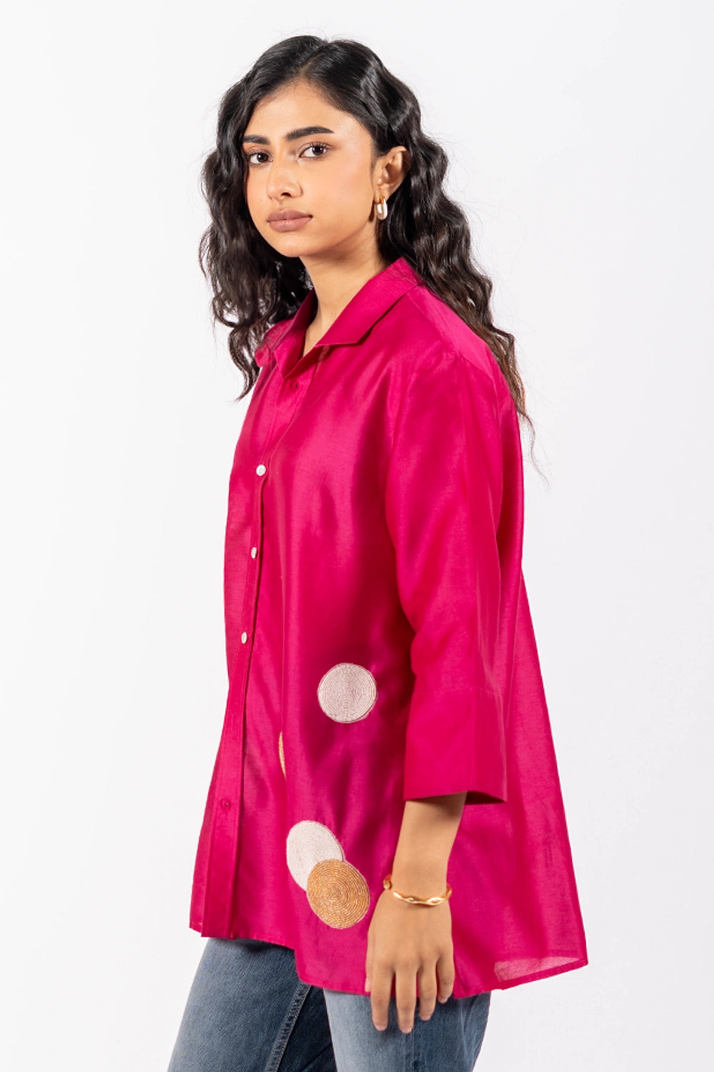 Magenta Pink Saint Shirt
