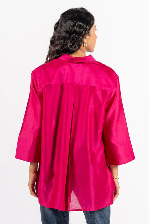 Magenta Pink Saint Shirt