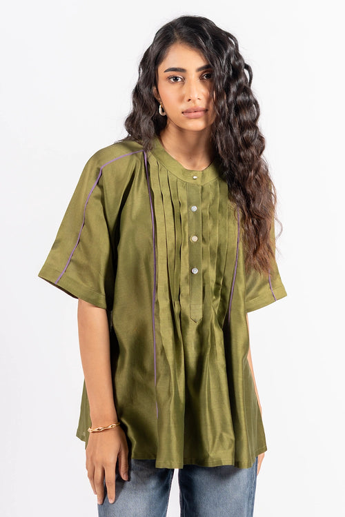 Khakhi Green Rattle Shirt
