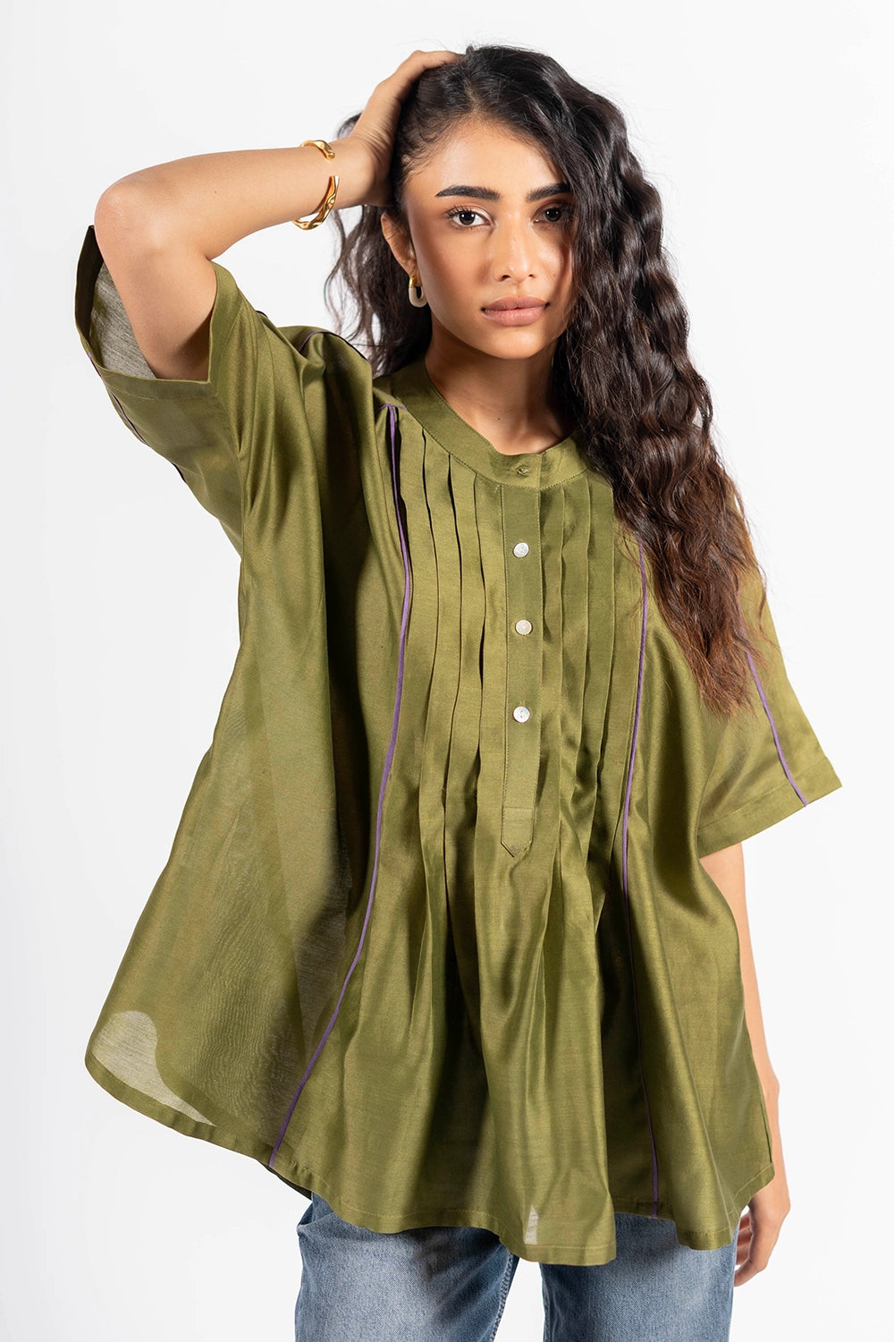Khakhi Green Rattle Shirt