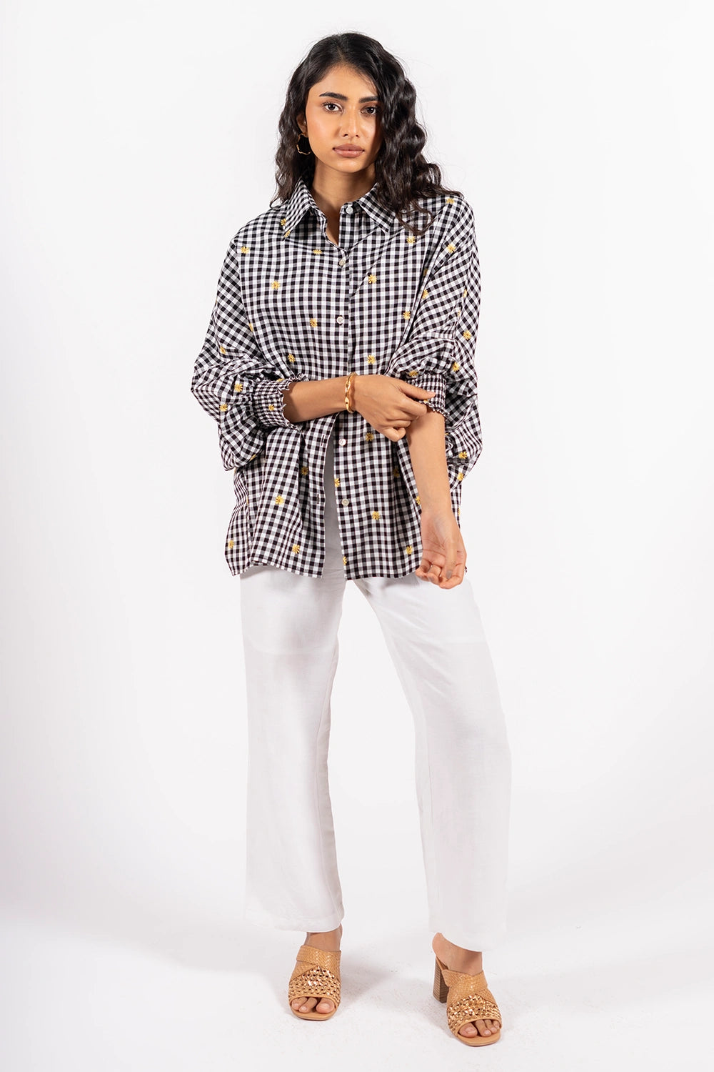 Black Check Lily Shirt