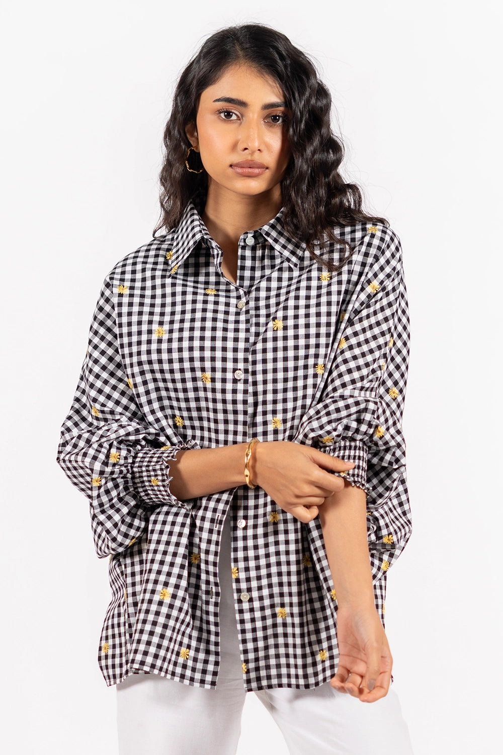Black Check Lily Shirt