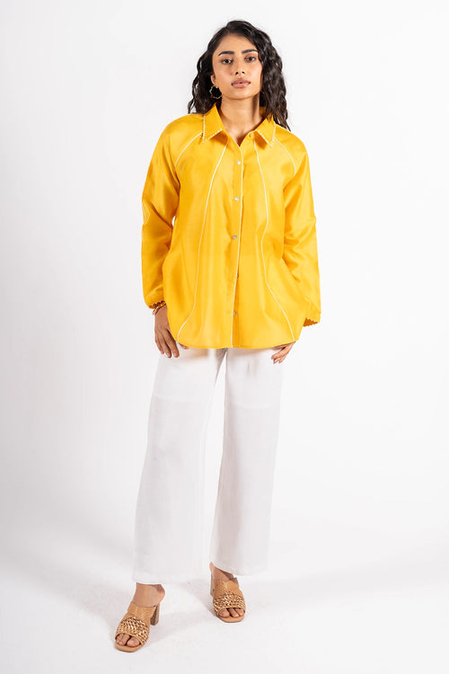 Sunshine Yellow Harper Shirt