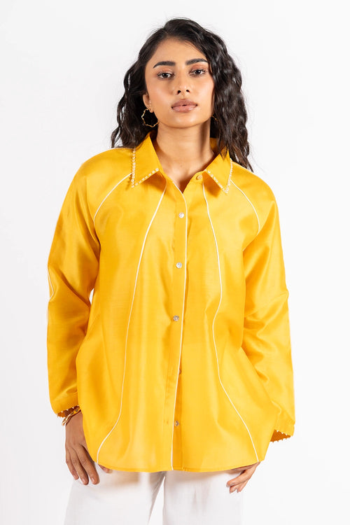 Sunshine Yellow Harper Shirt
