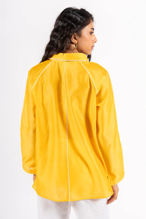 Sunshine Yellow Harper Shirt