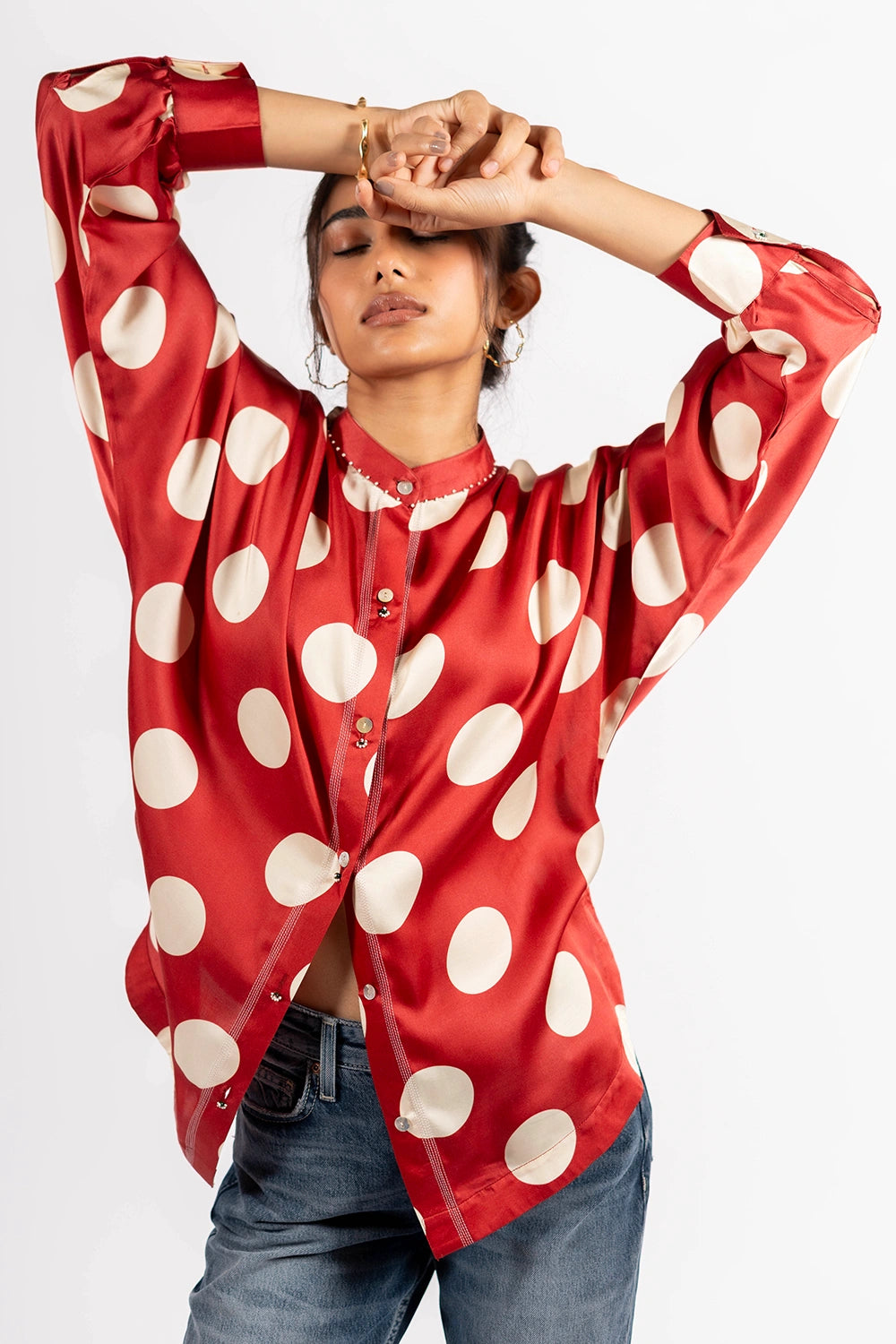 Red Vision Polka Shirt