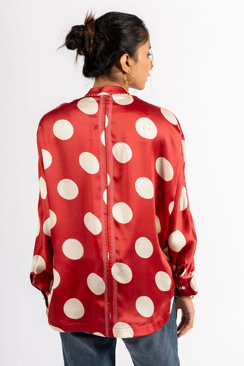 Red Vision Polka Shirt