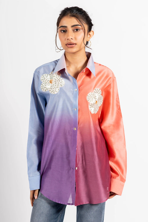 Violet Blue Multi Walker Shirt