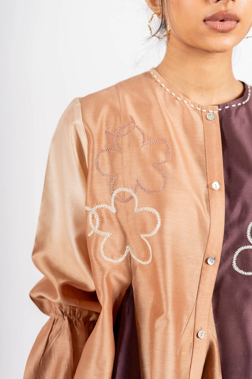 Multi Taupe Torun Shirt